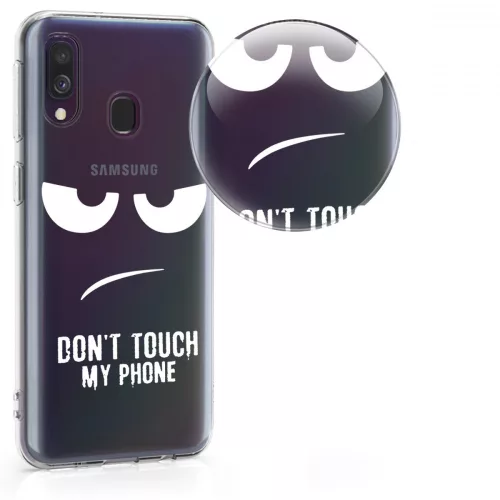 Husa Samsung Galaxy A40, Silicon, Transparent, 48542.02