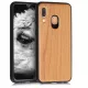 Husa Samsung Galaxy A40, Lemn, Maro, 48551.18