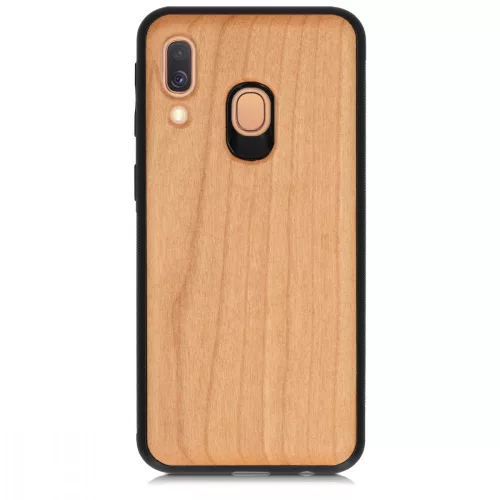 Husa Samsung Galaxy A40, Lemn, Maro, 48551.18