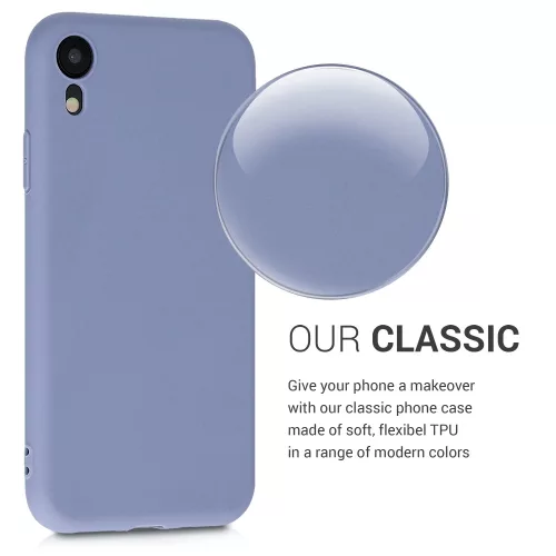 Husa Apple iPhone XR, Silicon, Mov, 45907.136