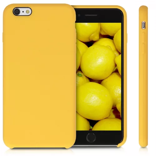 Husa Apple iPhone 6 Plus / iPhone 6s Plus, Silicon, Galben, 40841.143