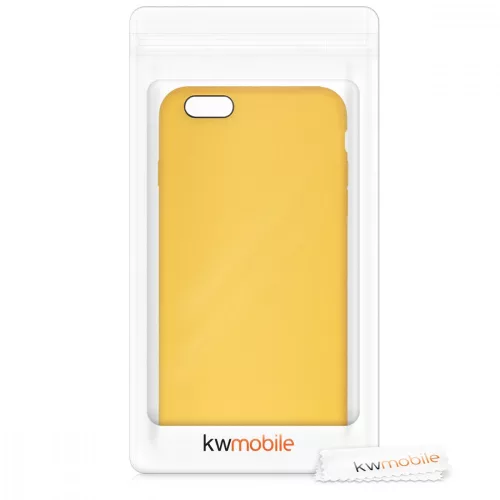 Husa Apple iPhone 6 Plus / iPhone 6s Plus, Silicon, Galben, 40841.143