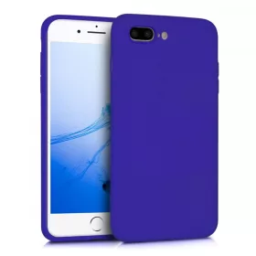   Husa pentru Apple iPhone 8 Plus / iPhone 7 Plus, Silicon, Albastru, 39499.134