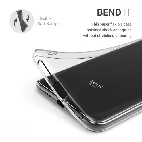 Husa Xiaomi Redmi 7, Silicon, Transparent, 48648.03