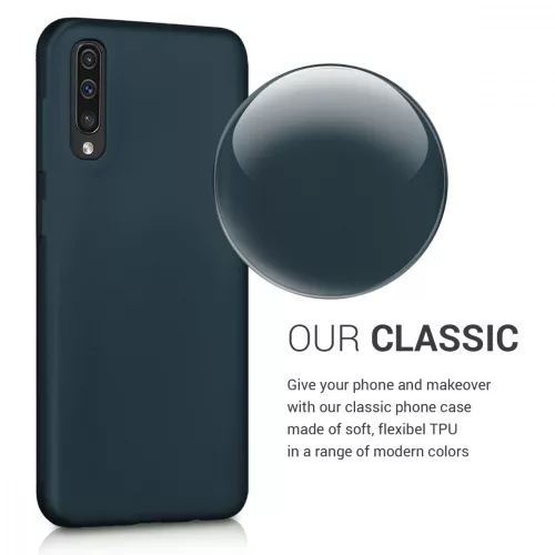 Husa Samsung Galaxy A50, Silicon, Verde, 48056.14