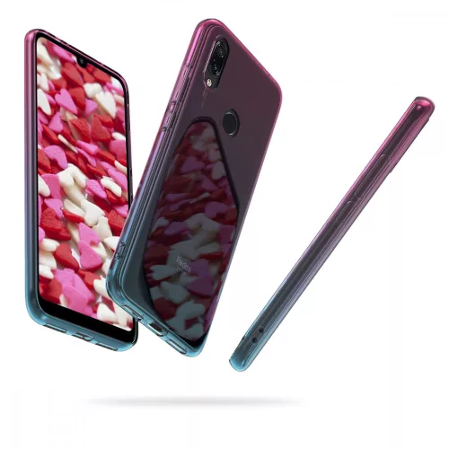 Husa Xiaomi Redmi 7, Silicon, Albastru, 48650.01