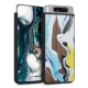 Husa Samsung Galaxy A80, Lemn, Maro, 48664.01