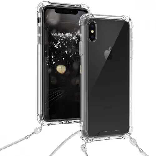 Husa Apple iPhone X / iPhone XS, Silicon, Transparent, 48675.35