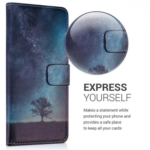 Husa Huawei Y9 (2019), Piele ecologica, Multicolor, 48780.03