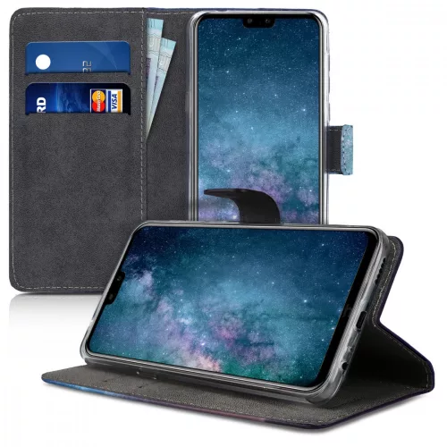 Husa Huawei Y9 (2019), Piele ecologica, Multicolor, 48780.03