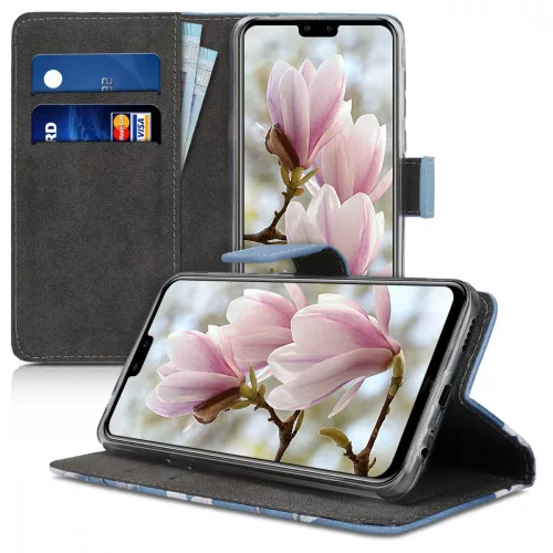 Husa Huawei Y9 (2019), Piele ecologica, Multicolor, 48780.02