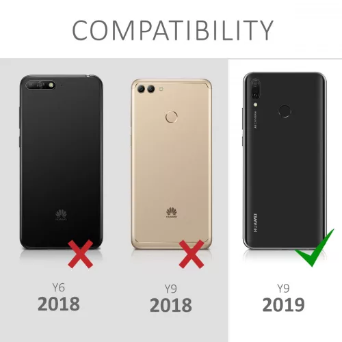 Husa Huawei Y9 (2019), Piele ecologica, Multicolor, 48780.02
