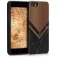 Husa Apple iPhone 6 / iPhone 6s, Lemn, Maro, 46078.16