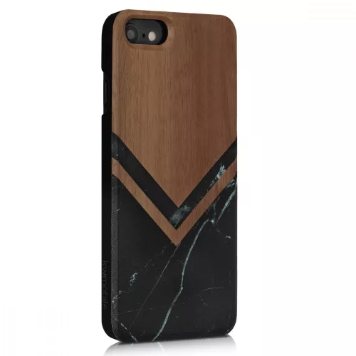 Husa Apple iPhone 6 / iPhone 6s, Lemn, Maro, 46078.16