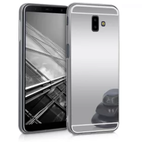 Husa Samsung Galaxy J6 Plus, Silicon, Argintiu, 48754.42