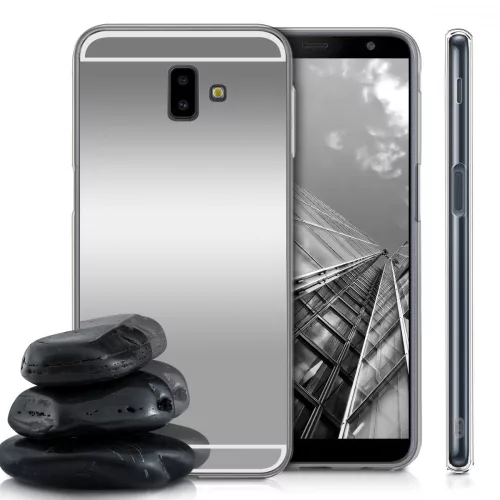 Husa Samsung Galaxy J6 Plus, Silicon, Argintiu, 48754.42