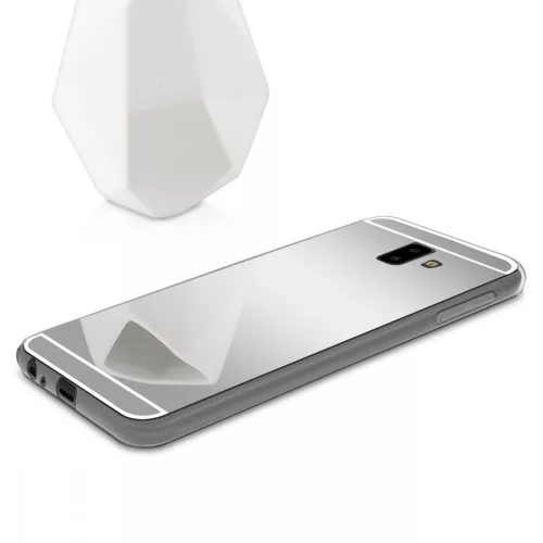 Husa Samsung Galaxy J6 Plus, Silicon, Argintiu, 48754.42