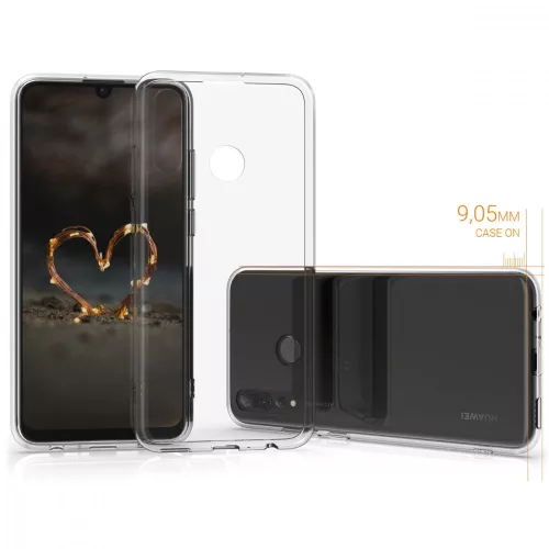 Husa Huawei P Smart Plus (2019), Silicon, Transparent, 48843.03