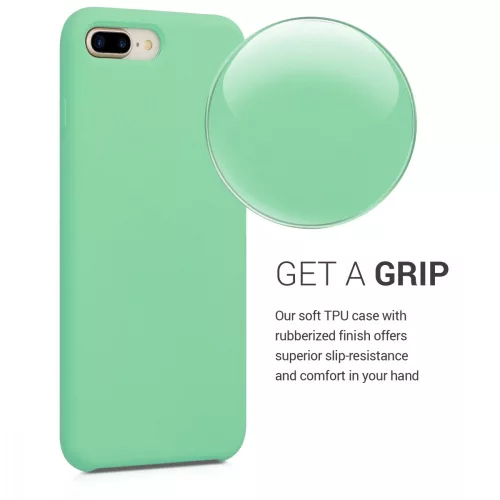Husa Apple iPhone 8 Plus / iPhone 7 Plus, Silicon, Verde, 40842.147