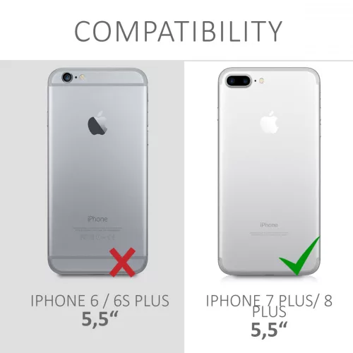 Husa Apple iPhone 8 Plus / iPhone 7 Plus, Silicon, Verde, 40842.147