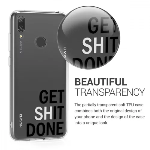 Husa Huawei Y7 (2019) / Y7 Prime (2019), Silicon, Transparent, 47659.04