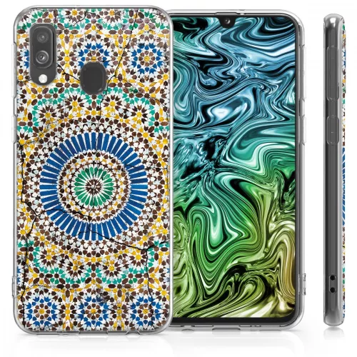 Husa Samsung Galaxy A40, Silicon, Multicolor, 48543.05