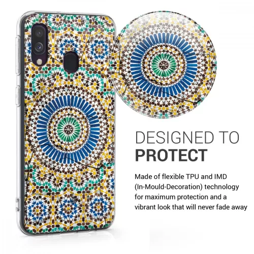 Husa Samsung Galaxy A40, Silicon, Multicolor, 48543.05