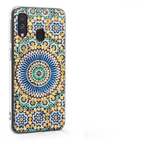 Husa Samsung Galaxy A40, Silicon, Multicolor, 48543.05