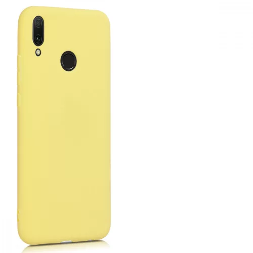 Husa Huawei Y9 (2019), Silicon, Galben, 46533.49