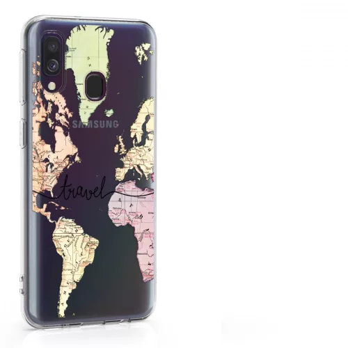 Husa Samsung Galaxy A40, Silicon, Multicolor, 48542.05