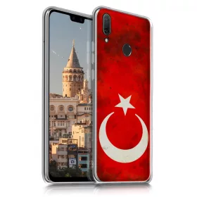 Husa Huawei Y9 (2019), Silicon, Rosu, 49340.01