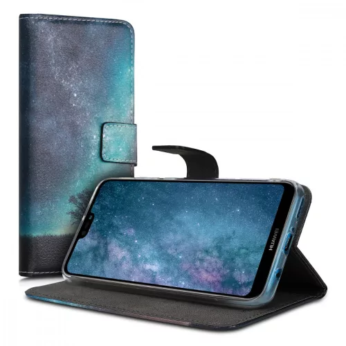 Husa Huawei P20 Lite (2019), Piele ecologica, Multicolor, 49456.03