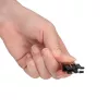 Set 50 Clipsuri pentru documente 25 mm, Kwmobile, Negru, Metal, 49442.03