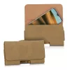 Husa Universala telefon, Piele ecologica, Maro, 49434.05