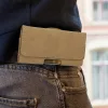 Husa Universala telefon, Piele ecologica, Maro, 49434.05