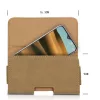 Husa Universala telefon, Piele ecologica, Maro, 49434.05
