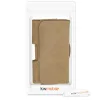 Husa Universala telefon, Piele ecologica, Maro, 49434.05
