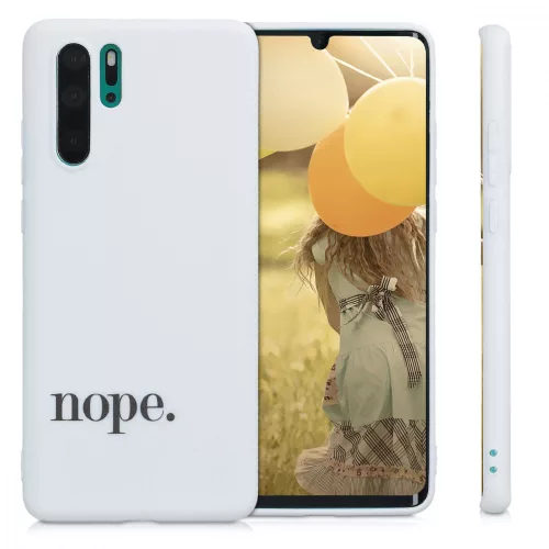 Husa Huawei P30 Pro, Silicon, Negru, 49468.01
