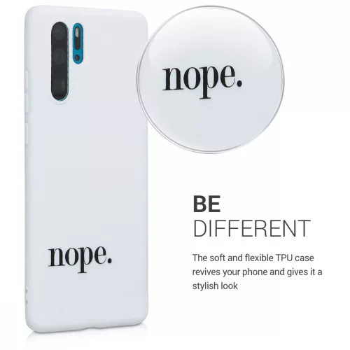 Husa Huawei P30 Pro, Silicon, Negru, 49468.01