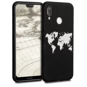 Husa Huawei P20 Lite, Silicon, Negru, 46534.12