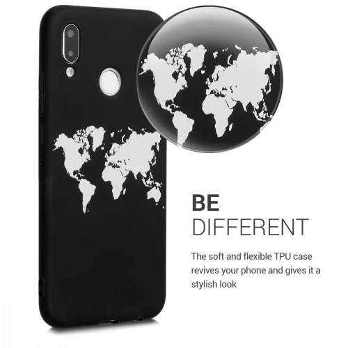 Husa Huawei P20 Lite, Silicon, Negru, 46534.12