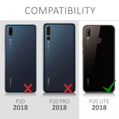 Husa Huawei P20 Lite, Silicon, Negru, 46534.12
