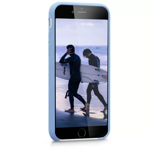 Husa Apple iPhone 6 / iPhone 6s, Silicon, Albastru, 40223.161