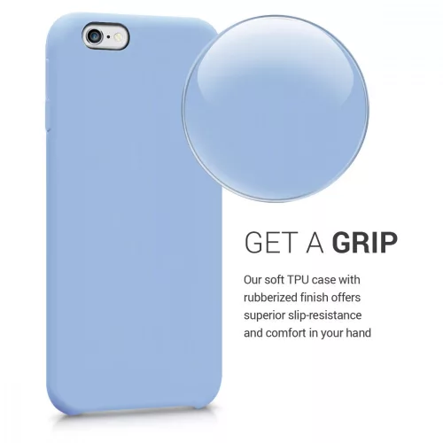 Husa Apple iPhone 6 / iPhone 6s, Silicon, Albastru, 40223.161