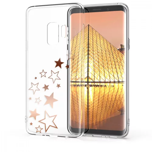 Husa Samsung Galaxy S9, Silicon, Rose Gold, 44196.32