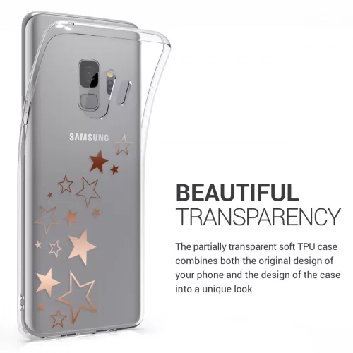 Husa Samsung Galaxy S9, Silicon, Rose Gold, 44196.32