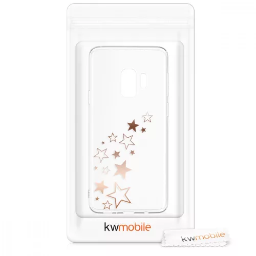 Husa Samsung Galaxy S9, Silicon, Rose Gold, 44196.32