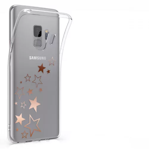 Husa Samsung Galaxy S9, Silicon, Rose Gold, 44196.32