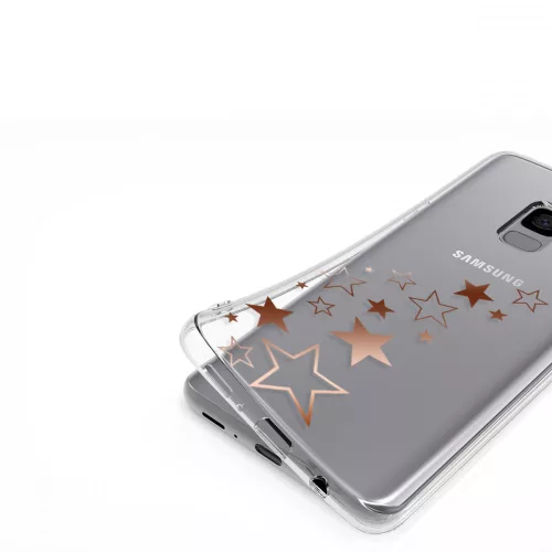 Husa Samsung Galaxy S9, Silicon, Rose Gold, 44196.32
