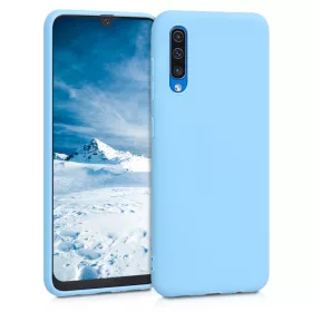 Husa Samsung Galaxy A50, Silicon, Albastru, 48054.161
